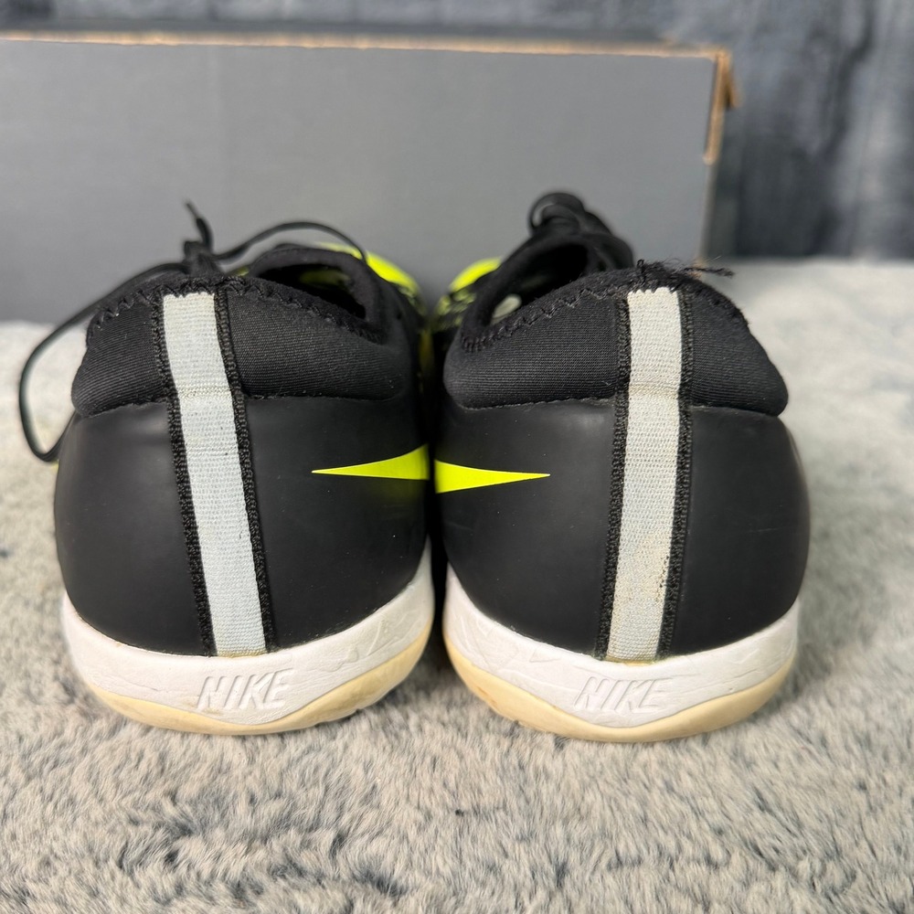 Nike Hypervenom Phelon IC Mens Size 12 Volt Black Indoor Soccer Shoes - Picture 5 of 9